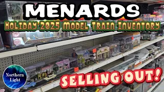 Menards HO O Gauge Model Train Inventory for Holiday 2025 NEW ITEMS SALES