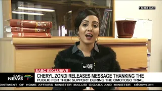 sabc exclusive cheryl zondi releases message thanking the public