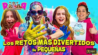LOS RETOS MÁS VIRALES y DIVERTIDOS de cuando ÉRAMOS PEQUEÑAS 😱🔥 ¿Te atreves a hacerlos?