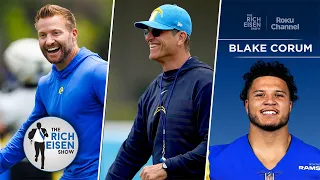 Rams RB Blake Corum Sean McVay Jim Harbaugh are More Alike Than You Might Think Rich Eisen Show