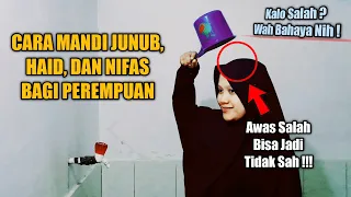 procedures for ghusl bath menstruation and nifas which correct for women according to sunnah