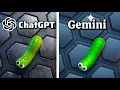 ChatGPT vs Gemini Make Slither io From Scratch