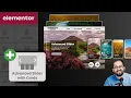 Elementor - Advanced Slider with Card Carousel of Text Image