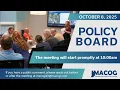 Download Lagu MACOG October 2025 Policy Board Meeting
