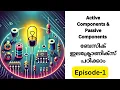 Basic Electronics Malayalam Active and Passive Components Malayalam Active and Passive