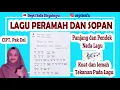 Download Lagu Lagu Peramah dan Sopan Pola Irama Panjang dan Pendek Kuat Lemah Tekanan Pada Lagu