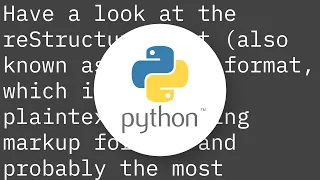 Using javadoc for Python documentation