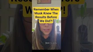 Remember When Musk Knew The Results Before We Did Usa Elonmusk 2024 