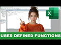 Easily Create Your Own USER DEFINED FUNCTIONS in EXCEL Simple Tutorial