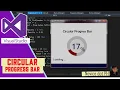 How to make Circular or Circle Progress Bar in Vb net tagalog tutorial Visual Basic