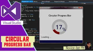 How to make Circular or Circle Progress Bar in Vb net tagalog tutorial Visual Basic