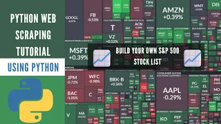 Python Web Scraping Tutorial Build Your Own S P 500 Stock List