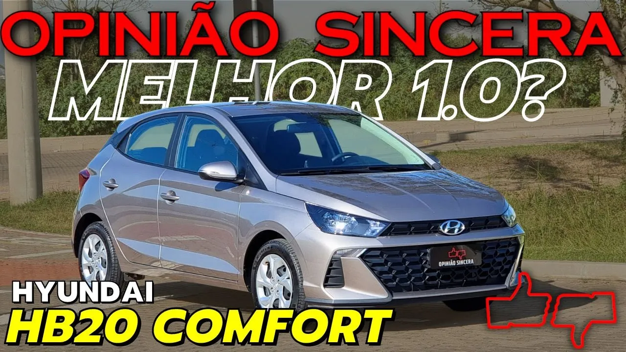 Hyundai HB20 Comfort 2024 - Melhor CARRO 1.0 barato? Preço, consumo, desempenho, problemas. Vale?