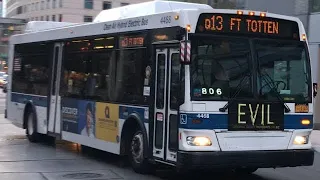 Q13 Local Bus Announcements to Fort Totten Weekend Service