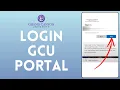 How To Login To GCU Student Account GCU Student Portal Login 2024