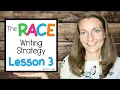 RACE Writing Strategy Lesson 3 Write R and A