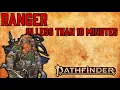 Ranger Bite Sized How to Play Ranger in Pathfinder 2e