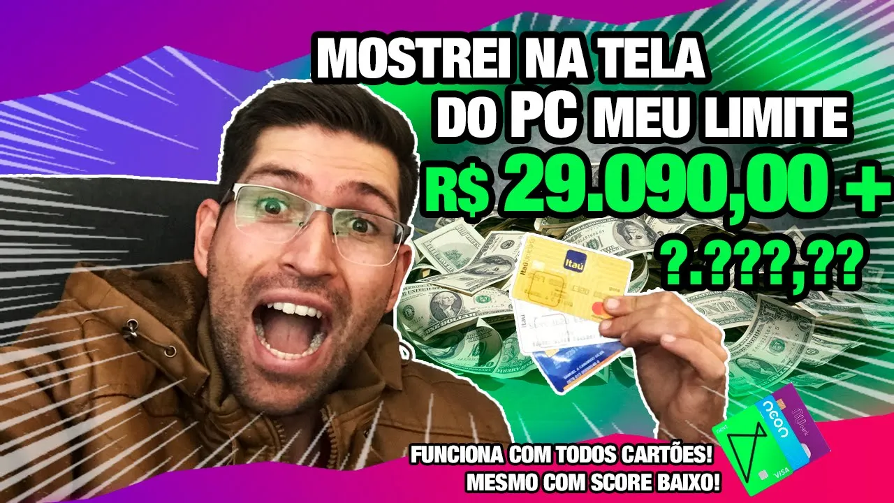 COMO CONSEGUIR QUALQUER CARTÃO DE CREDITO COM LIMITE ALTO MESMO COM SCORE BAIXO