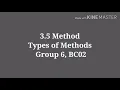 STANDARD LIBRARY METHOD USER DEFINED METHOD