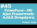 PrimeFaces - JSF Tutorial AJAX Dropdown in AJAX Framework PrimeFaces Netbeans IDE Part-45
