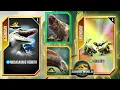 Download Lagu JURASSIC WORLD REBIRTH all CREATURES || Jurassic world alive and The : game || v 3.14