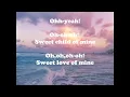 Download Lagu Guns N' Roses - Sweet Child O' Mine (Cover by First To Eleven) |  Lyrics