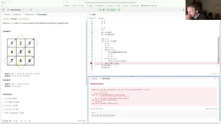 Leetcode Daily 498 Diagonal Traverse