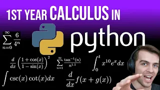 1st Year Calculus But in PYTHON