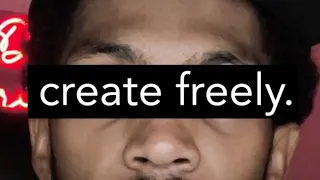 create freely.