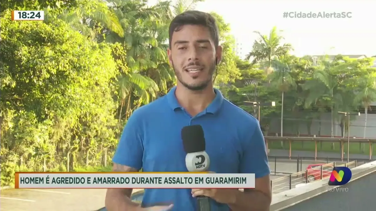 Homem é agredido e amarrado durante assalto em Guaramirim