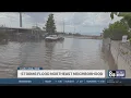 Storm leaves flooded streets in northeast Las Vegas