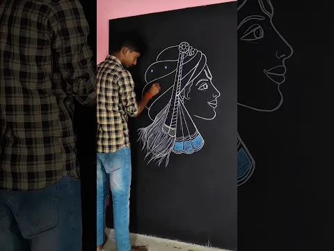 Learn how to draw shree krishna use word K 😱 #drawingtutorial #shortvideo #shorts