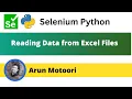 Reading data from Excel Files Selenium Python