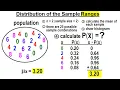 Statistics Ch 7 Sample Variability 8 of 14 Distribution of the Sample Ranges
