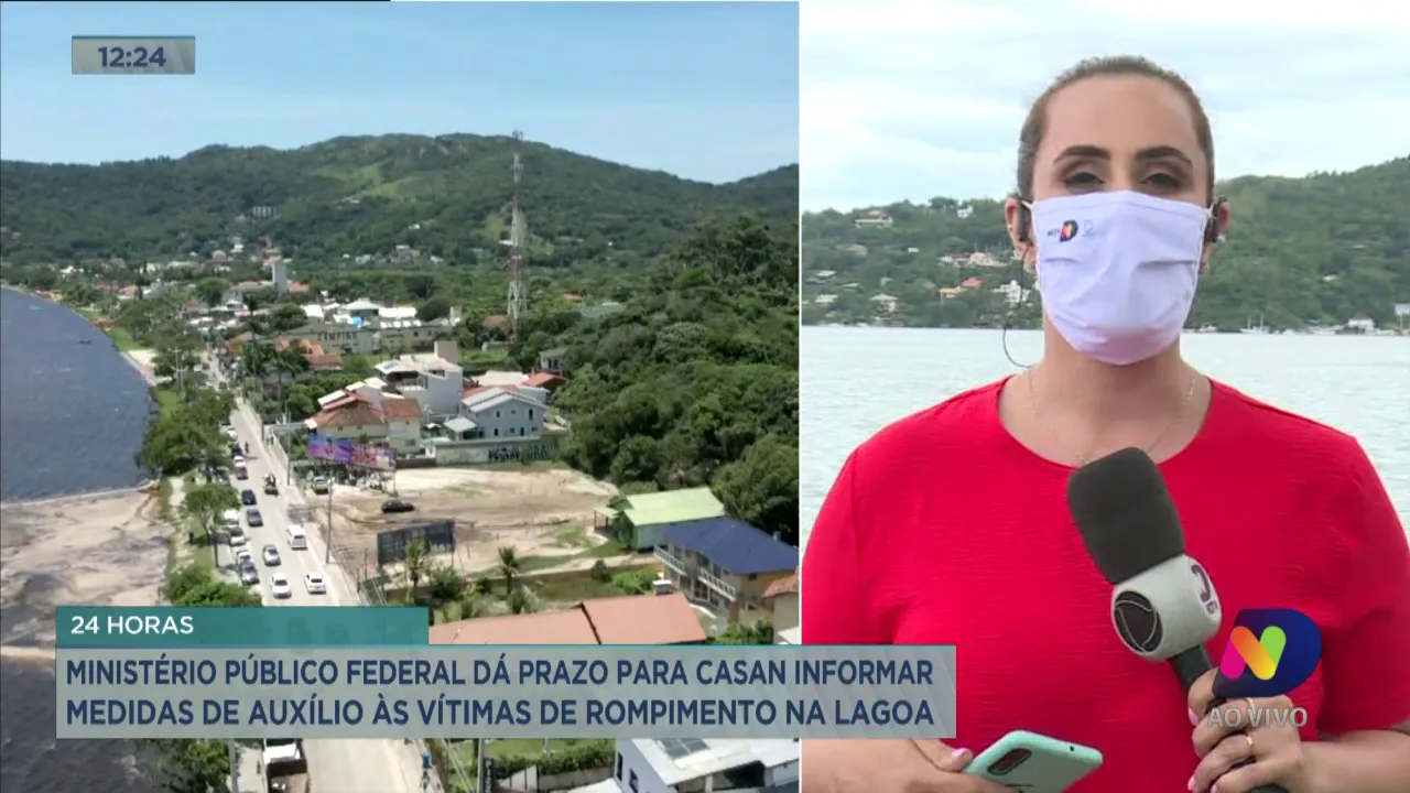MPF dá prazo para Casan informar medidas de auxílio às vítimas de rompimento na Lagoa