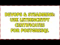 DevOps SysAdmins Use Letsencrypt certificates for Postgresql 2 Solutions