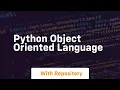 python object oriented language