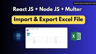 React Node js Excel Import Export Tutorial