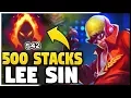 WHAT HAPPENS WHEN LEE SIN GETS 500 DARK HARVEST STACKS - League of Legends
