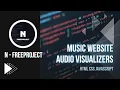 Web - Free Source Code Music Website Visualizers Using Html Css Javascript