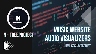 Web - Free Source Code Music Website Visualizers Using Html Css Javascript