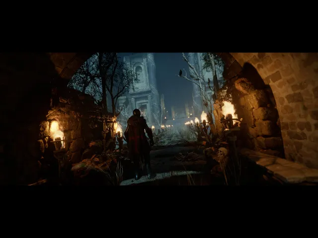 Dark Bridge ingame inspired by Dark Souls Unreal Engine 5 Lumen