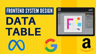 Design A Data Table Component Frontend system design interview question Component design