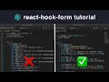 Refactoring React form with react-hook-form