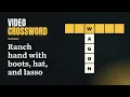 Daily Mini Crossword Americana Play-Along Word Puzzle