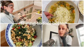 What I Eat in a Day + DIY Vlog | I Haven't Been Feeling Like Myself Lately...