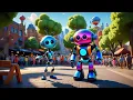 Lagu Three Little Robots Beep and Sing | Fun Robot Song for Kids | Nursery Rhymes and Baby Songs
