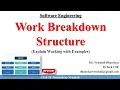 SE 29 Work Breakdown Structure WBS with Examples