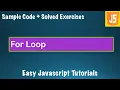 Javascript Tutorial for Beginners -
