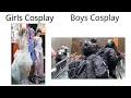 Lagu Girls Cosplay vs Boys Cosplay